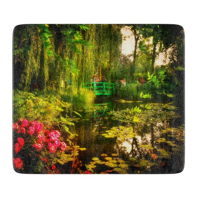 Famous Claude Monet Giverny Pond Lilies Cutting Board (Front)