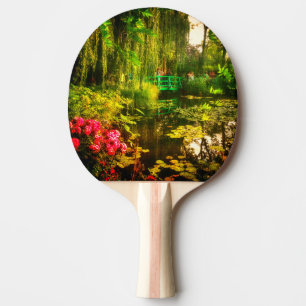 Famous Claude Monet Giverny Pond with Lilies Ping Pong Paddle