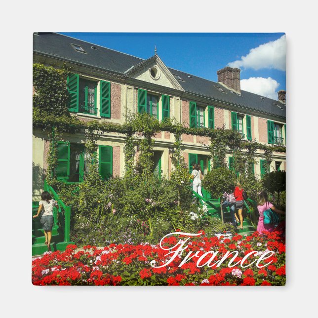 Famous Claude Monet Giverny Residence France Magnet (Front)