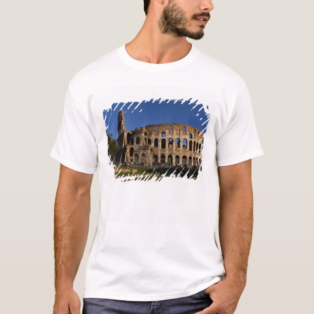 Famous Colosseum in Rome Italy Landmark 2 T-Shirt (Front)