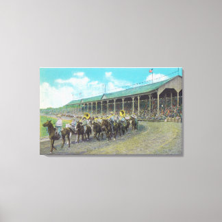 Famous Cowboy Band at the Round-Up Canvas Print