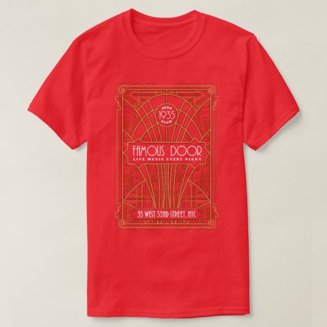 Famous Door Jazz Club T-Shirt (Design Front)