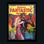 Famous Fantastic Mysteries 13_Pulp Art Poster<br><div class="desc">Talk about a blast from the past. Looking for vintage pulp magazine covers? We’ve got your back.  Indulge in your vintage pulp art passion via our large assortment of pulp fiction art. Pulp Art features a variety of pulp covers from yesteryear.  
 
 This product features Famous Fantastic Mysteries 13_Pulp Art</div>