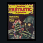 Famous Fantastic Mysteries 46-12_Pulp Art Poster<br><div class="desc">Talk about a blast from the past. Looking for vintage pulp magazine covers? We’ve got your back.  Indulge in your vintage pulp art passion via our large assortment of pulp fiction art. Pulp Art features a variety of pulp covers from yesteryear.  
 
 This product features Famous Fantastic Mysteries 46-12_Pulp Art</div>