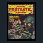 Famous Fantastic Mysteries 46-12_Pulp Art Poster<br><div class="desc">Talk about a blast from the past. Looking for vintage pulp magazine covers? We’ve got your back.  Indulge in your vintage pulp art passion via our large assortment of pulp fiction art. Pulp Art features a variety of pulp covers from yesteryear.  
 
 This product features Famous Fantastic Mysteries 46-12_Pulp Art</div>