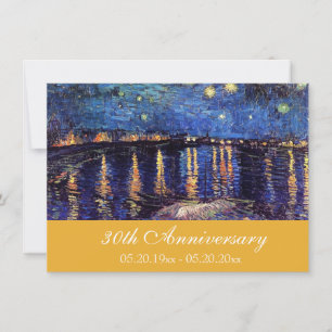 Famous fine art anniversary invitations. invitation