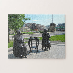 Famous Five Statues Ottawa. Jigsaw Puzzle