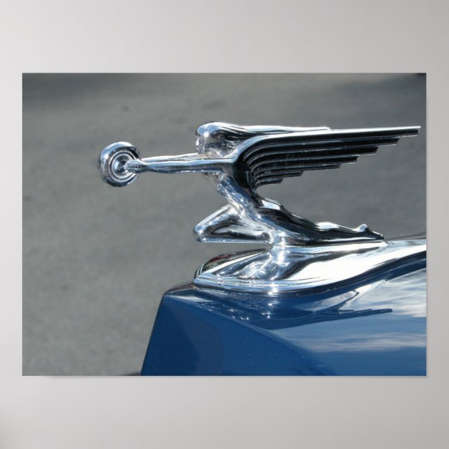 Famous Flying Lady Car Hood Ornament Poster (Front)