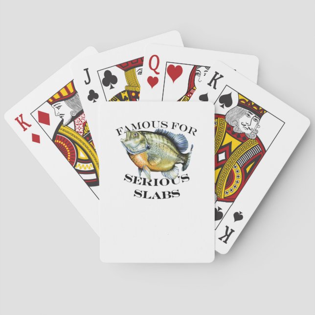 Famous For Serious Slabs Light Playing Cards (Back)