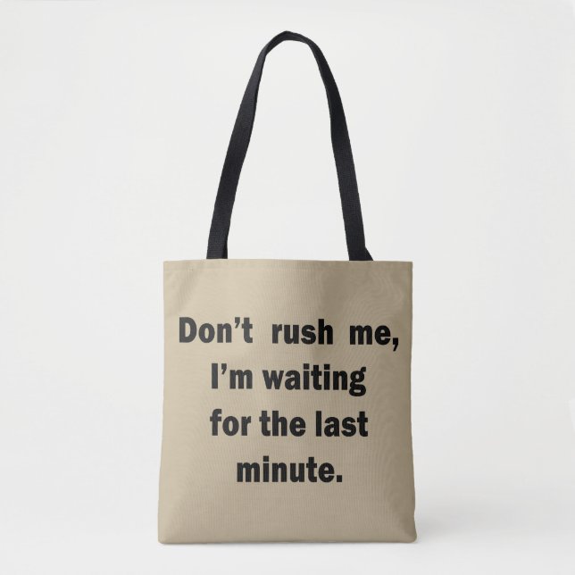 Famous funny sarcastic quotes tote bag (Front)