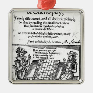 Famous Game of Chess, 1614 Metal Tree Decoration