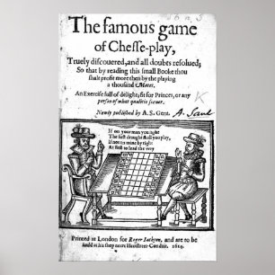 Famous Game of Chess, 1614 Poster