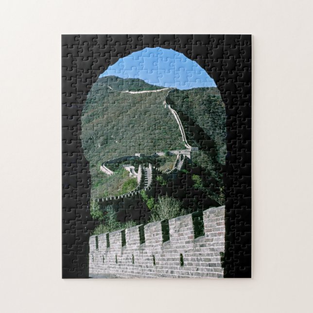 Famous Great Wall of China - Beijing, Asia Jigsaw Puzzle (Vertical)