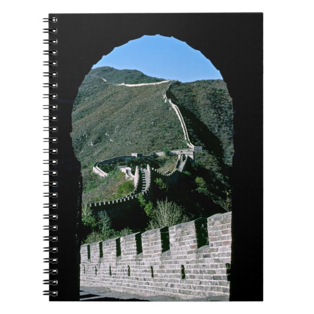 Famous Great Wall of China - Beijing, Asia Notebook (Front)