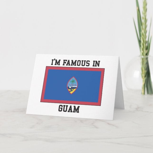Famous In Guam Card (Front)