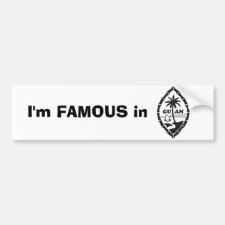 Famous in Guam Sticker