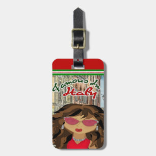 Famous in Italy Luggage Tag