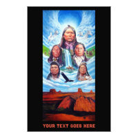 Famous Indian Chiefs Native Americans Vertical