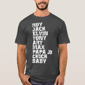 Famous Influential Jazz Drummers List   T-Shirt