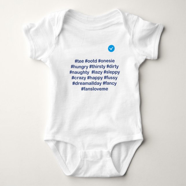 Famous instagram baby bodysuit (Front)
