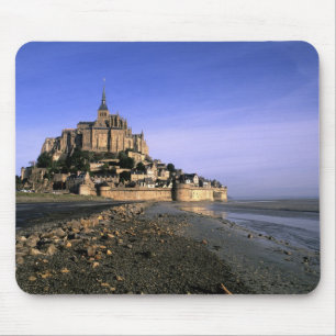 Famous Le Mont St. Michel Island Fortress in Mouse Mat