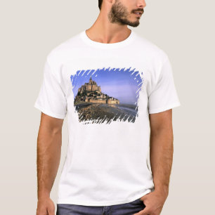 Famous Le Mont St. Michel Island Fortress in T-Shirt