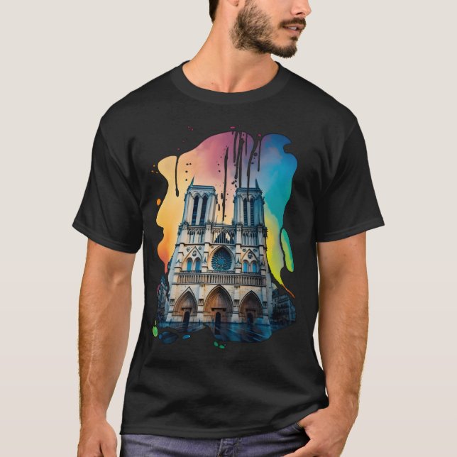Famous Locations - Notre-Dame T-Shirt (Front)