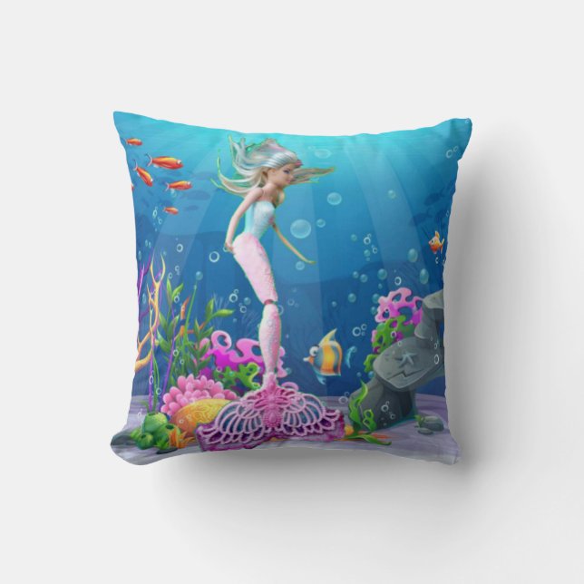 Famous Mermaid Cushion (Front)