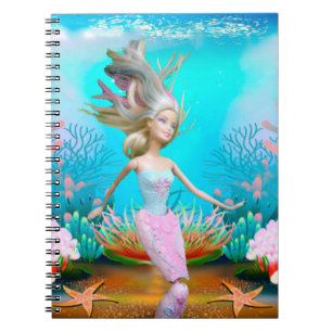 Famous Mermaid Notebook