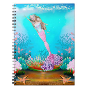 Famous Mermaid Notebook