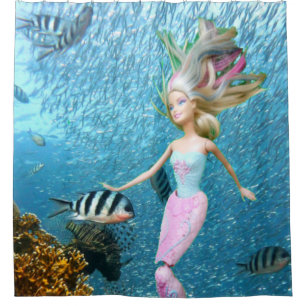 Famous Mermaid Shower Curtain