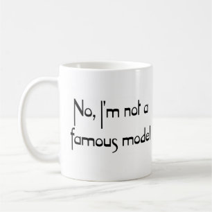 famous model coffee mug