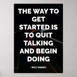 Famous Motivational and Inspirational Quote Poster