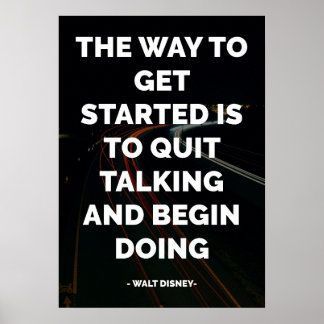 Famous Motivational and Inspirational Quote Poster