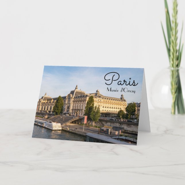 Famous Musée d'Orsay - Paris, France, Europe Card (Front)