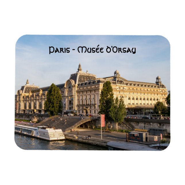 Famous Musée d'Orsay - Paris, France, Europe Magnet (Horizontal)