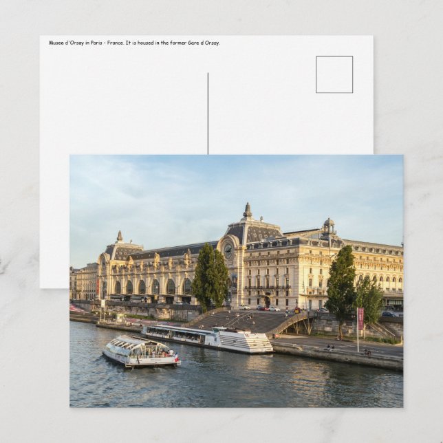 Famous Musée d'Orsay - Paris, France, Europe Postcard (Front/Back)