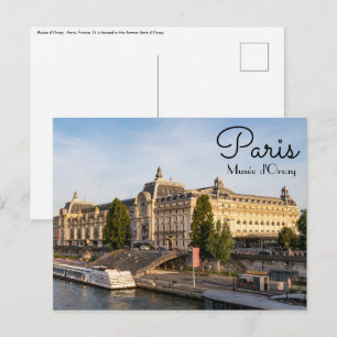 Famous Musée d'Orsay - Paris, France, Europe Postcard