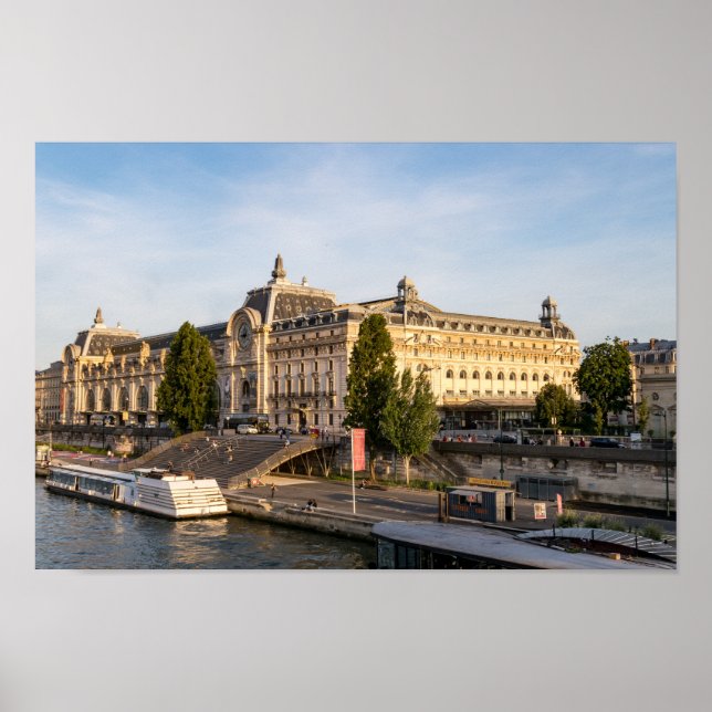 Famous Musée d'Orsay - Paris, France, Europe Poster (Front)