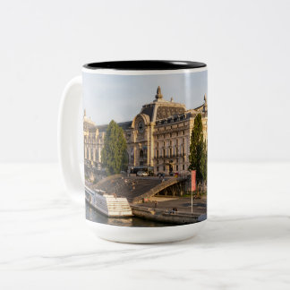 Famous Musée d'Orsay - Paris, France, Europe Two-Tone Coffee Mug