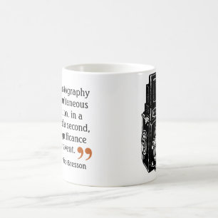 Famous Photographer's Quote 5 Double Lens Camera Coffee Mug