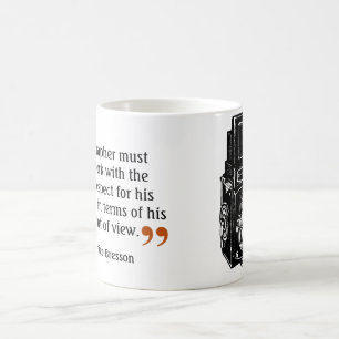Famous Photographer's Quote 8 Double Lens Camera Coffee Mug