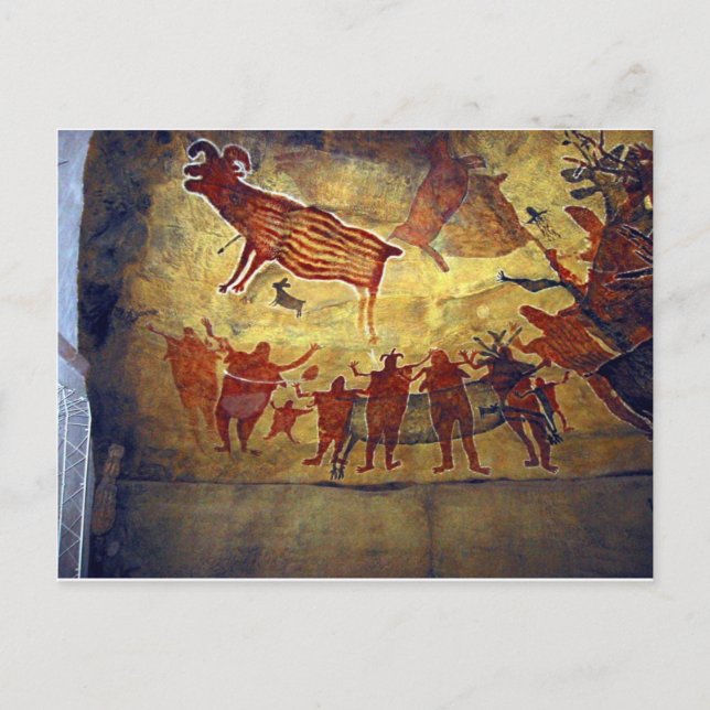 Famous Pre-historic Ancient Cave Paintings Postcard (Front)