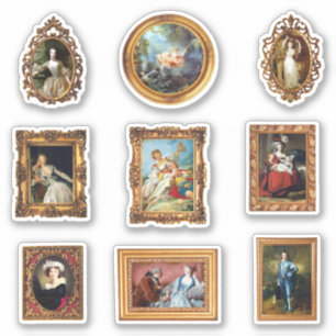 Famous Rococo Art Framed Set Pack