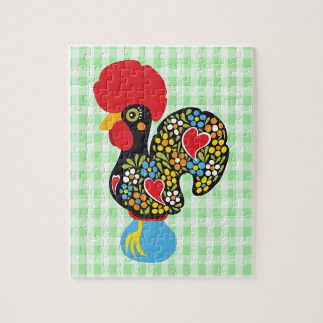 Famous Rooster of Barcelos Nr 06 Jigsaw Puzzle (Vertical)