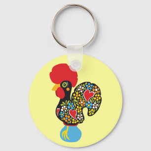 Famous Rooster of Barcelos Nr 06 Key Ring