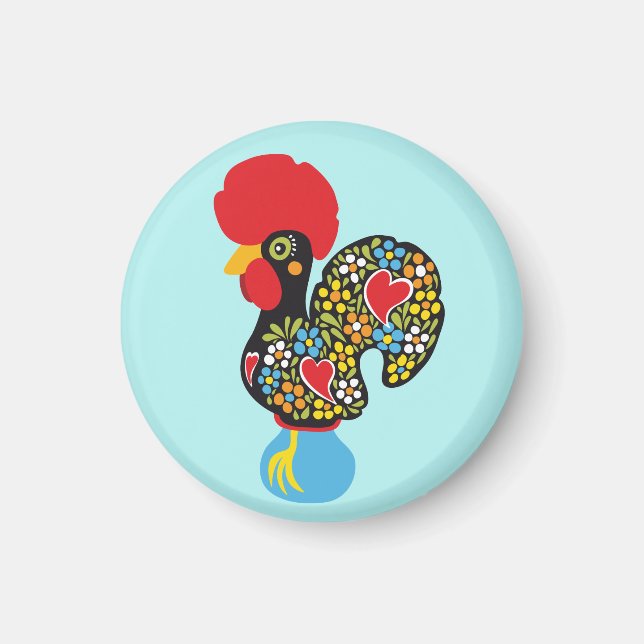 Famous Rooster of Barcelos Nr 06 Magnet (Front)