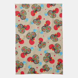 Famous Rooster of Barcelos Nr 06 Pattern Tea Towel