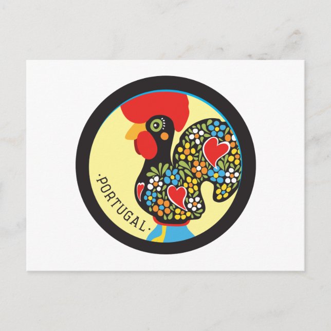 Famous Rooster of Barcelos Nr 06 Postcard (Front)