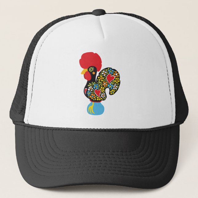 Famous Rooster of Barcelos Nr 06 Trucker Hat (Front)